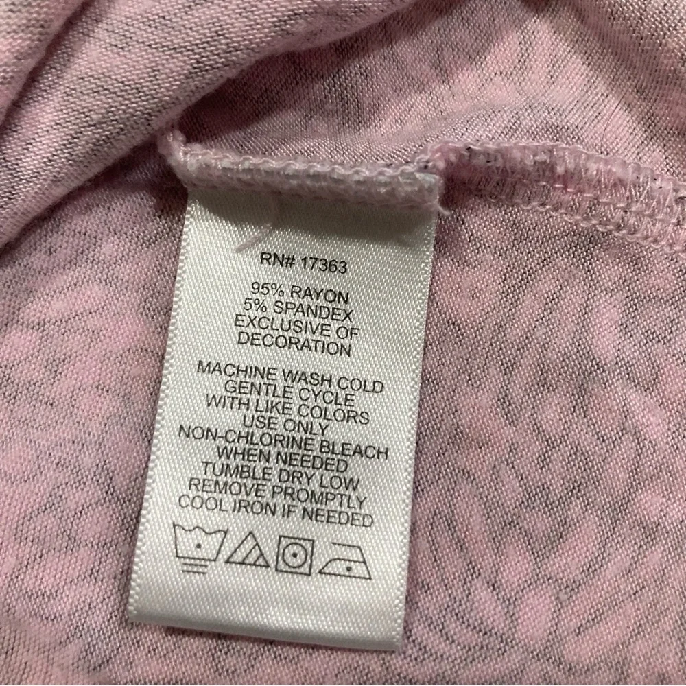 Company by Ellen Tracy Pink 2-piece  Patterned Pajama Set Size M